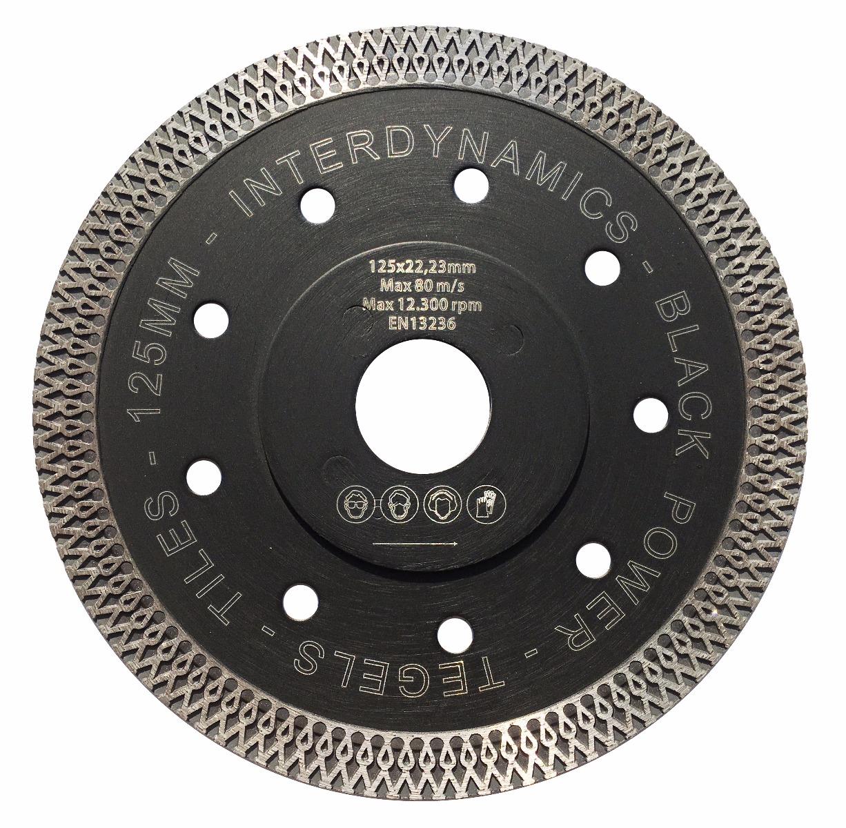 Diamantzaagblad blackpower 230 mm tegelzaagblad premium