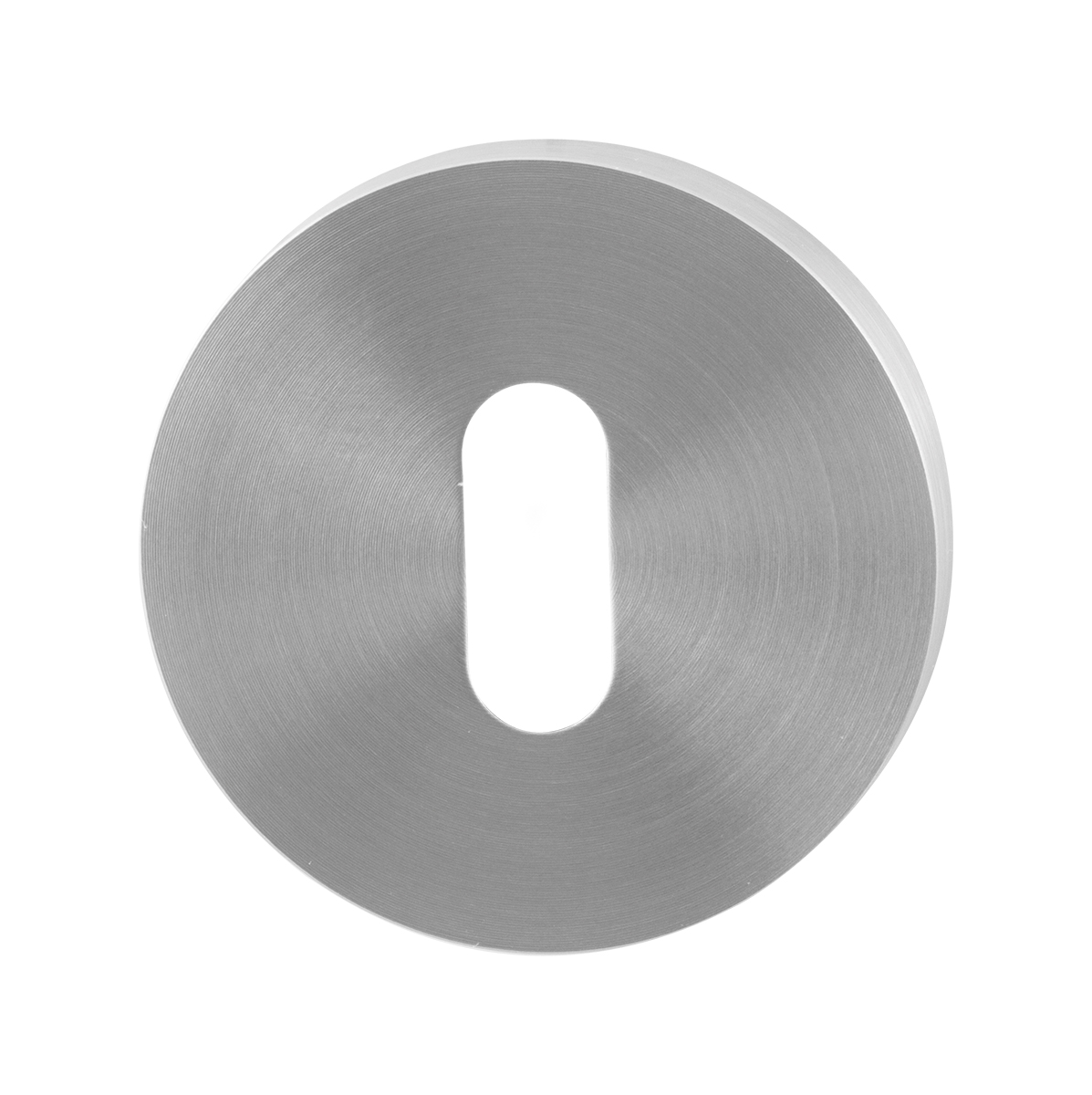TH sleutelrozet rond 50x8 mm rvs geborsteld
