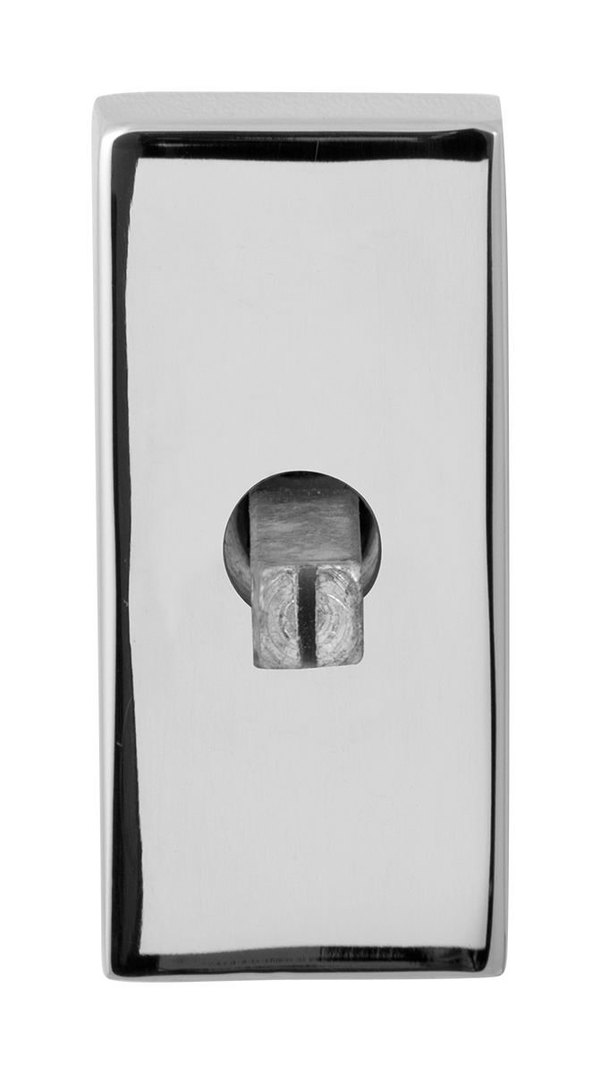 TH draaikiepmechanisme 65x30x12mm RVS gepolijst rechthoek stift 40mm