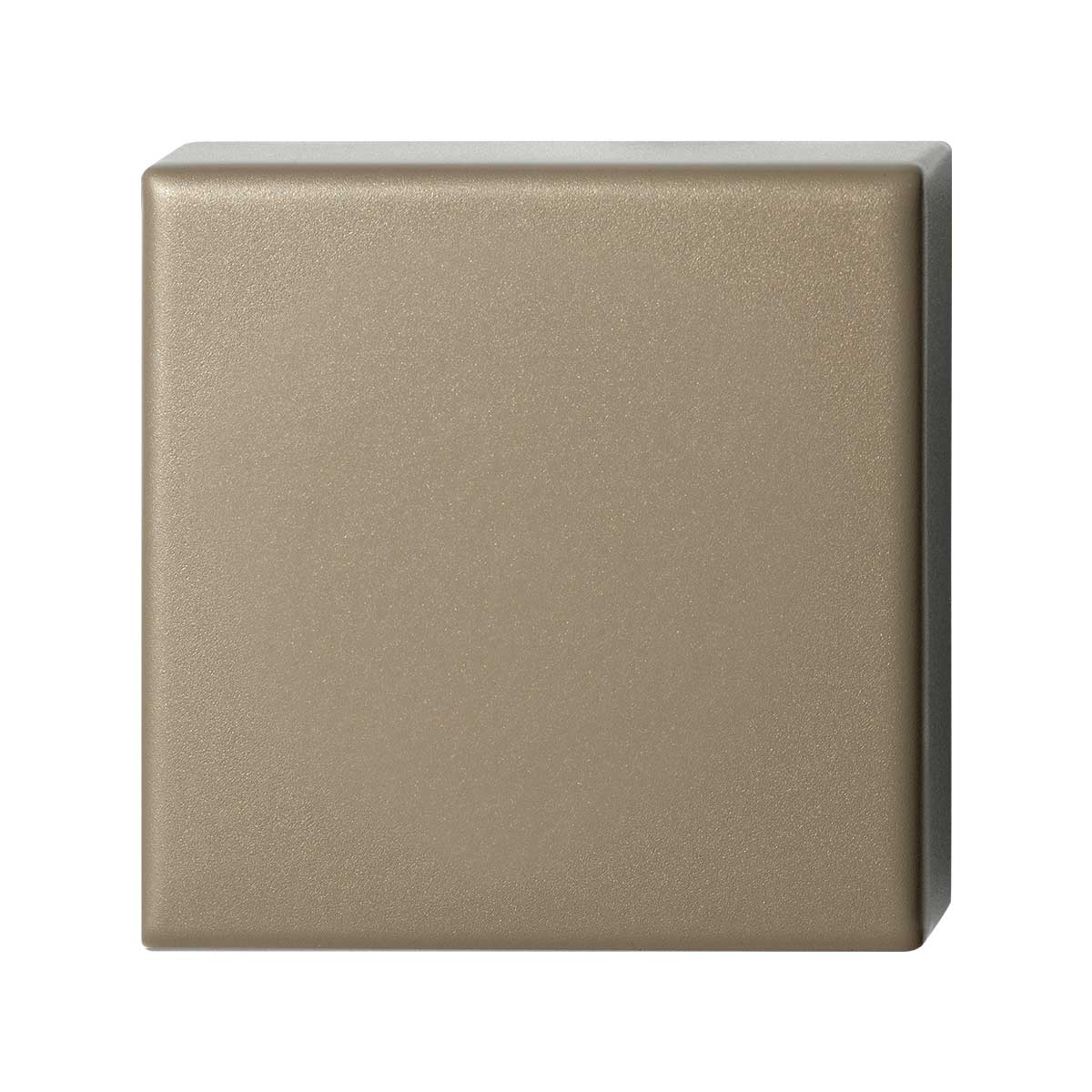 TH blinde vierkante rozet 50x50x8mm Champagne blend