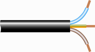 Hemmink VMVL kabel 2x1,00 100 mt zwart mantelleiding