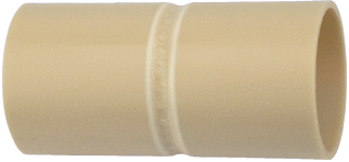 Sok pvc 5/8 in creme tbv installatiebuis