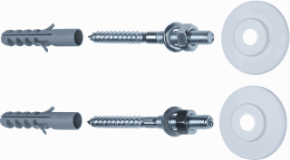 Bevestigingset fontein 2 st M8x80mm