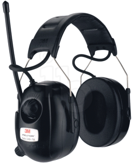 3M pelt gehoorkap met dab+ zwart 31db (SZ)