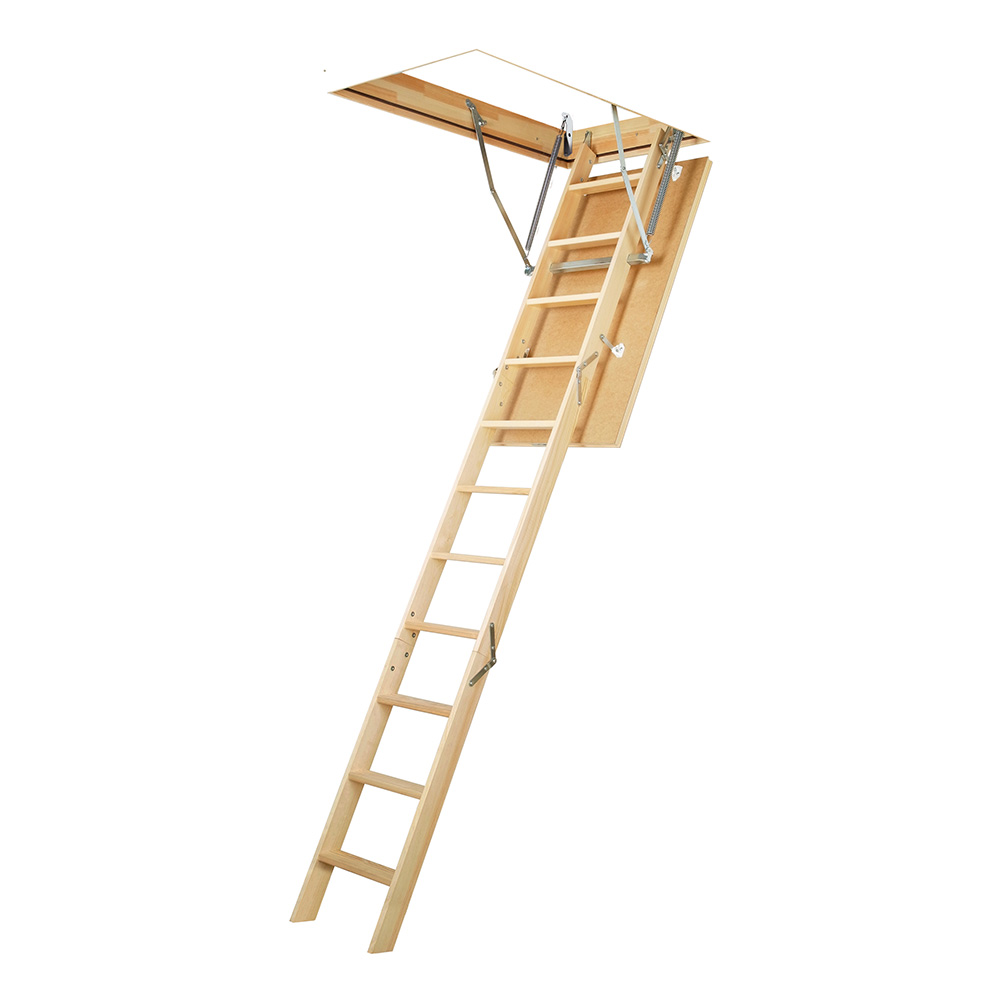 Fakro vlieringtrap LWS 280/3 14 cm 60x120 3-dlg beige hardboard luik