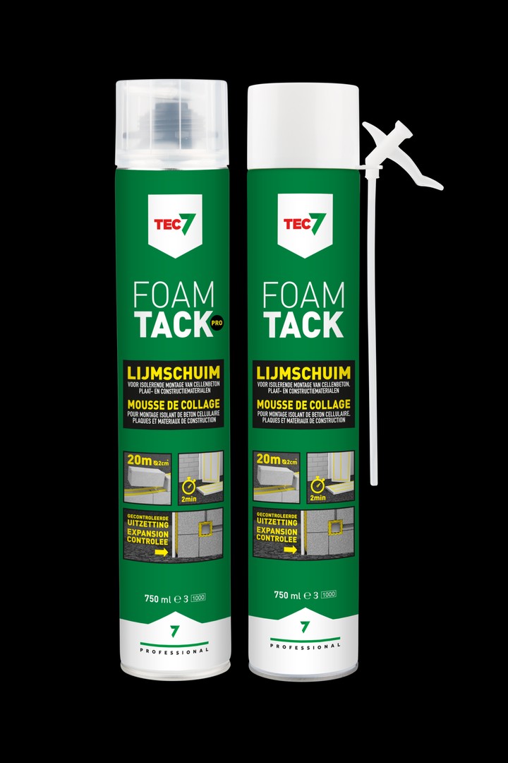 Tec 7 FoamTack lijmschuim 750 ml roze