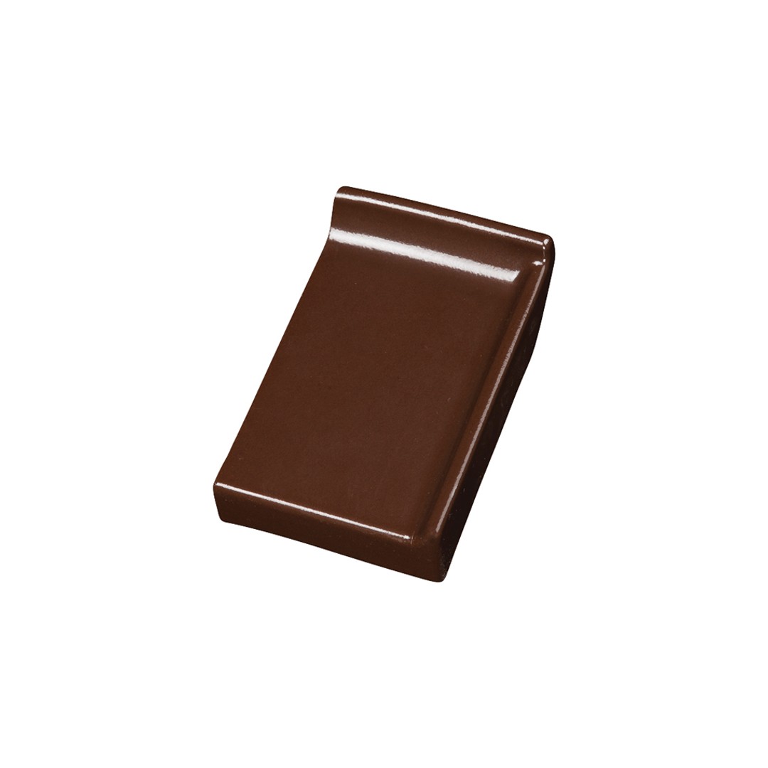 Terca rd donkerbruin 105x160x30 mm einddorpel rechts opst.rand 20mm