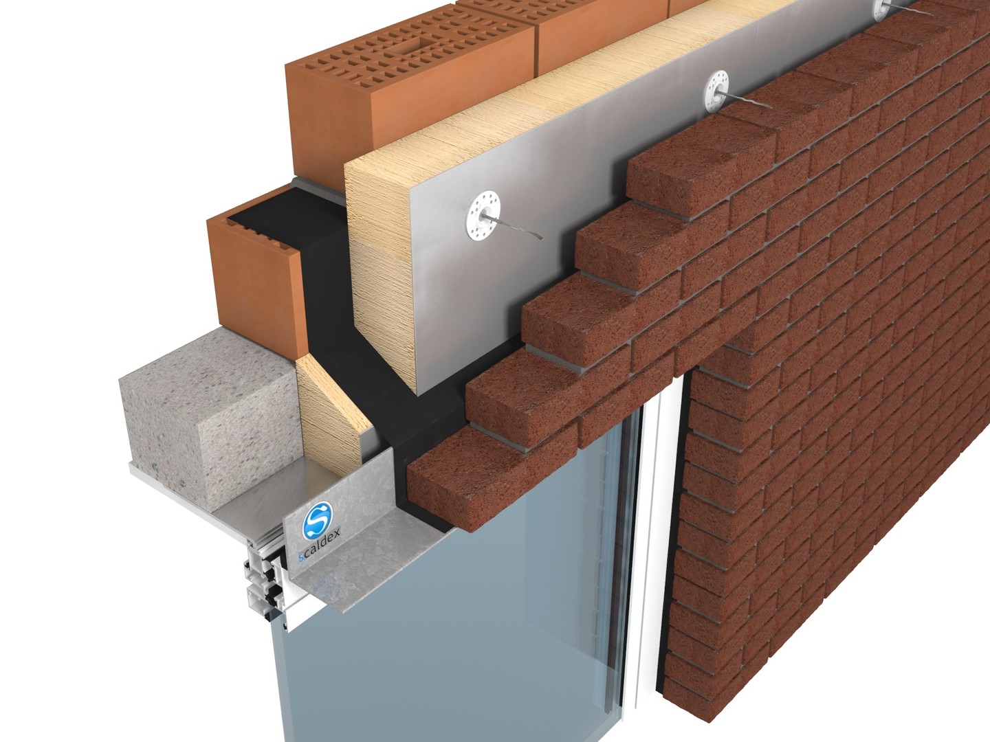 Stalen latei PG 91x91x3 mm 1650 mm verzinkt tot 5,0 kN/lgt