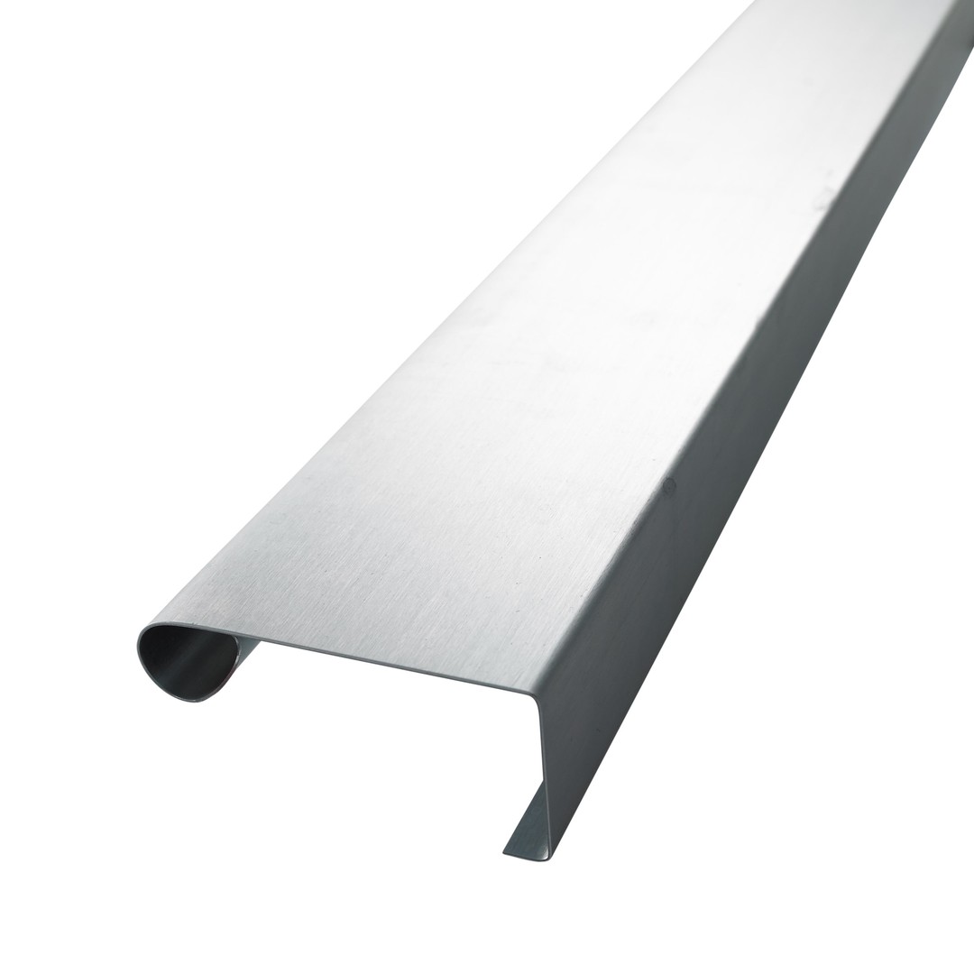 Rheinzink WB deklijst 100x40 3 mt tbv dakrandprofiel Quick-fix 80/40