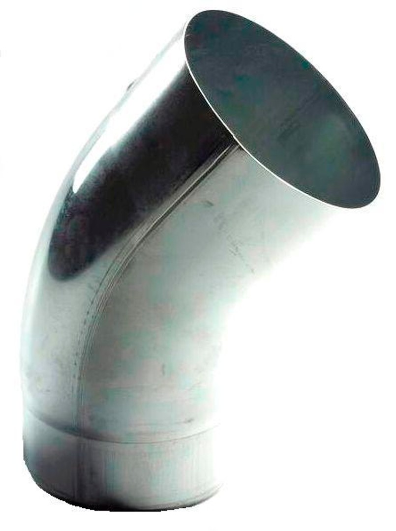 Rheinzink WB bocht 80 mm 40 graden verjongd spie-eind