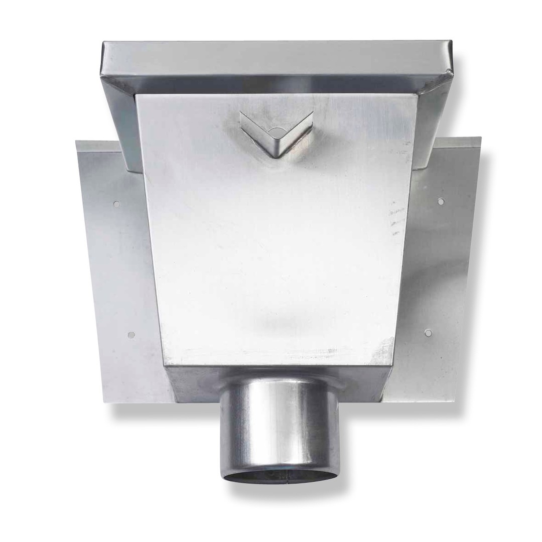 Rheinzink WB vergaarbak 80 mm vierkant
