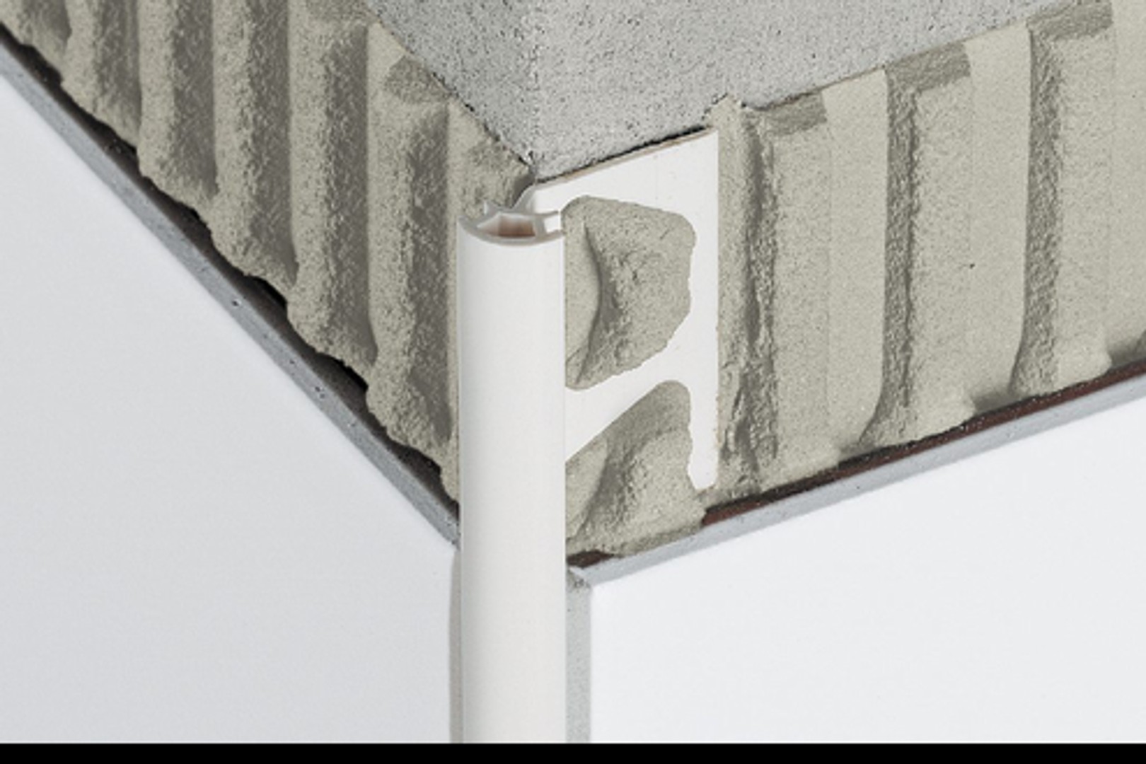 Schluter RONDEC-PRO 8x3000 mm pvc profiel creme-wit PRO80W300