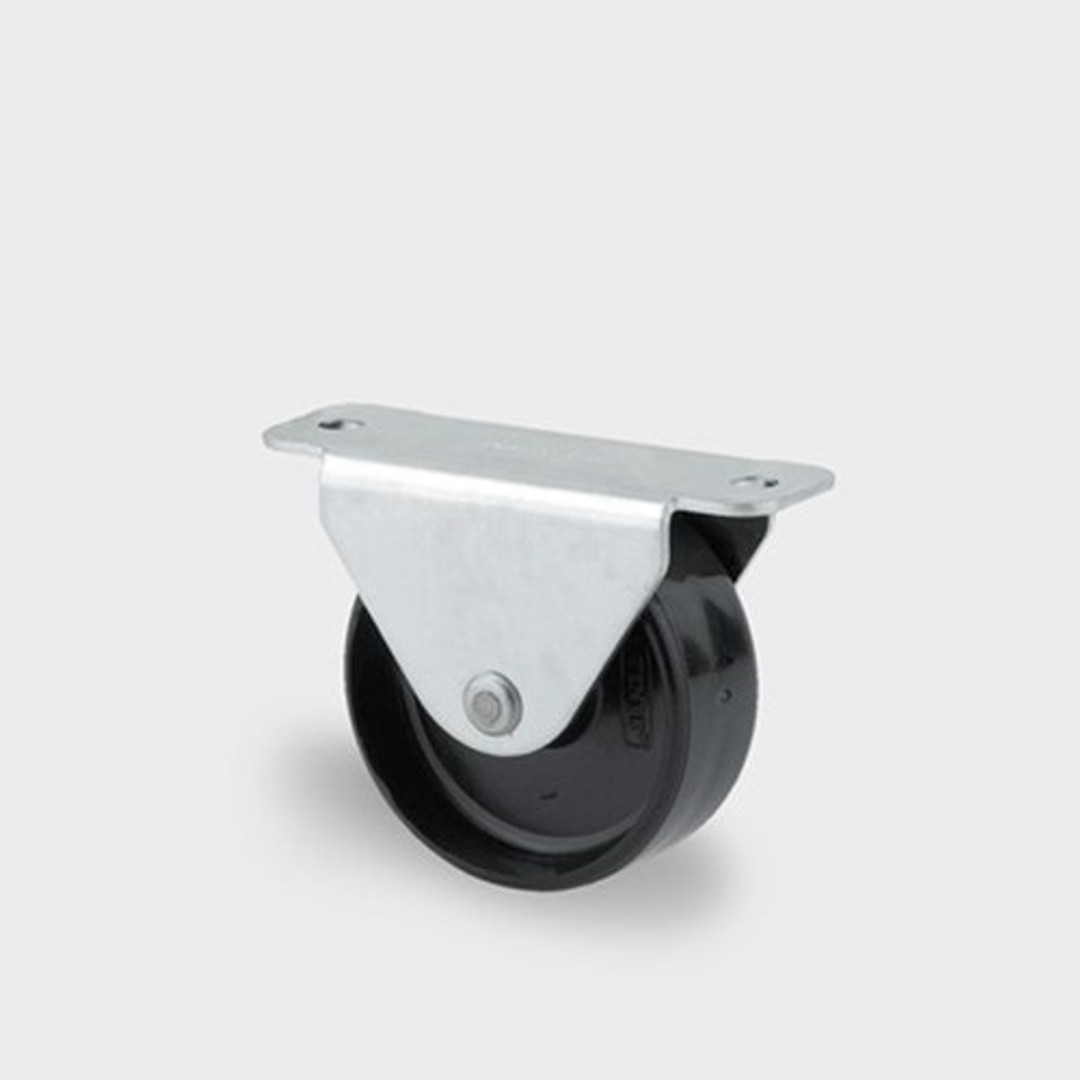 Bokwiel kunststof 14x14mm 25kg plaat 30x17mm