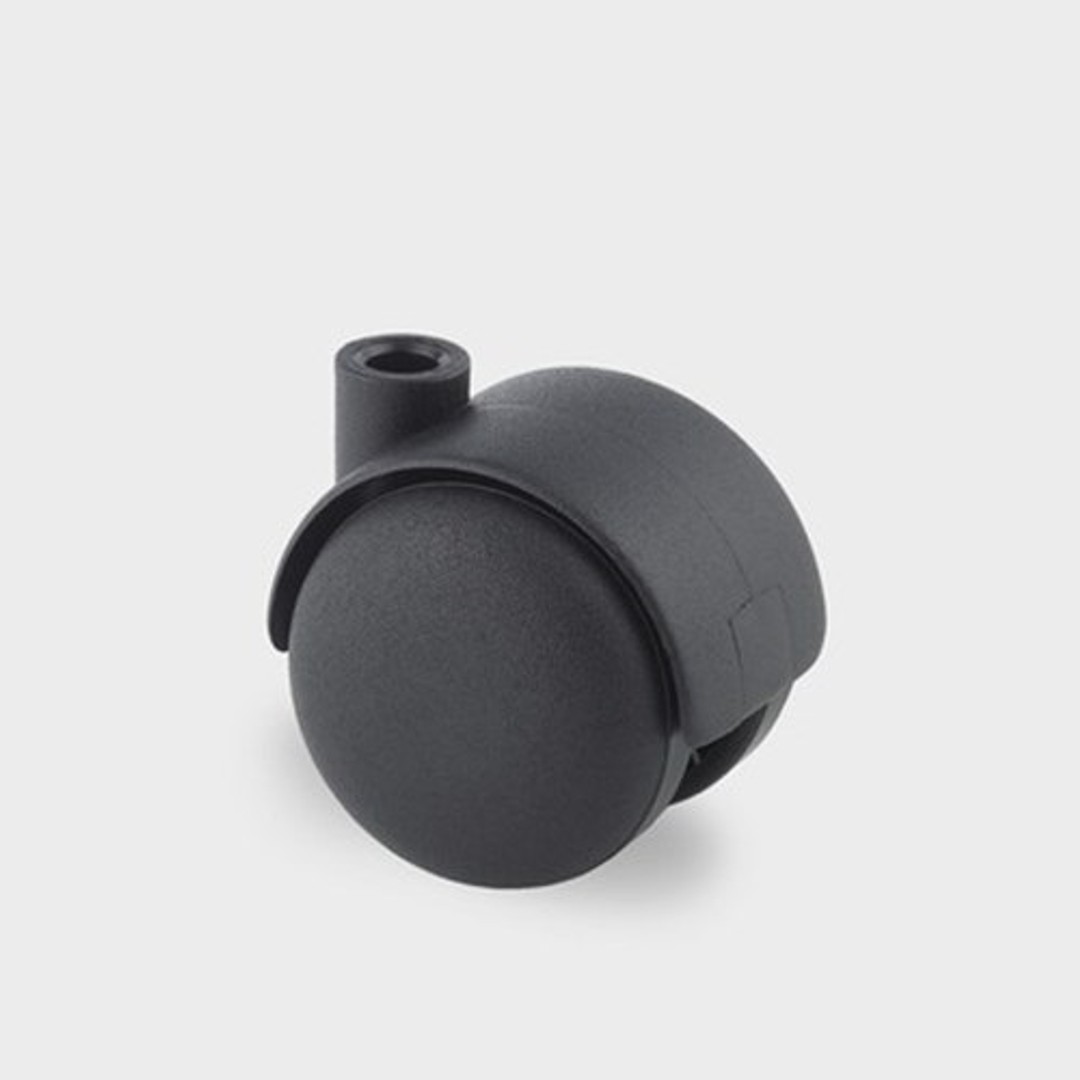 Stoelwiel kunststof 50x7mm 40kg