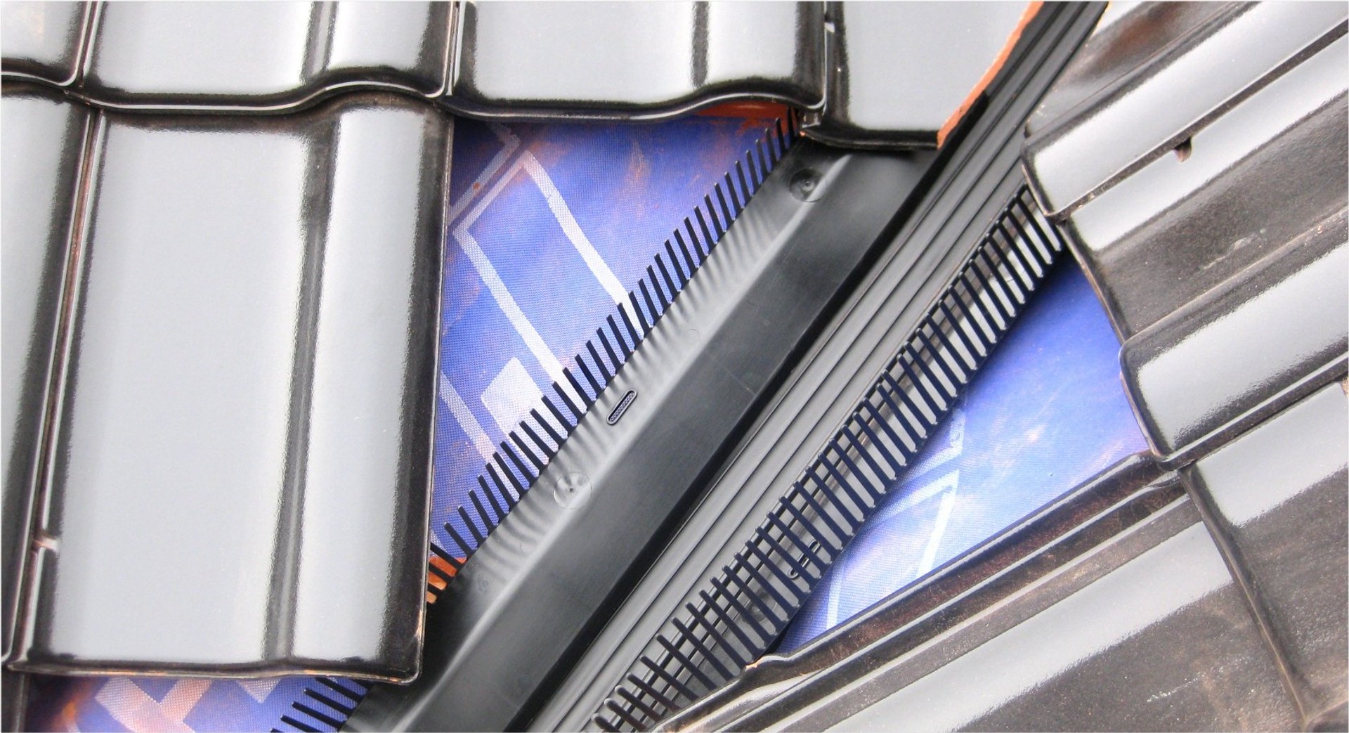 Mini-kombiprofiel 55-90mm 100 cm zwart LDPE