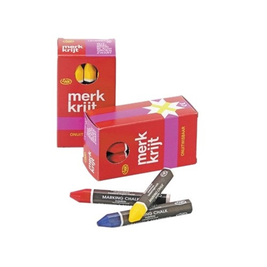 Merkkrijt wit 12 st (SZ)