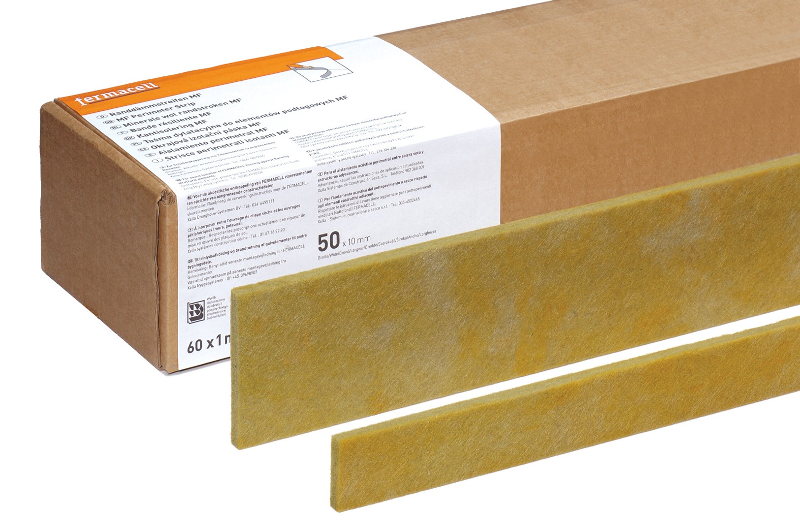 Fermacell randstroken minerale wol 1000x30x10.0 mm