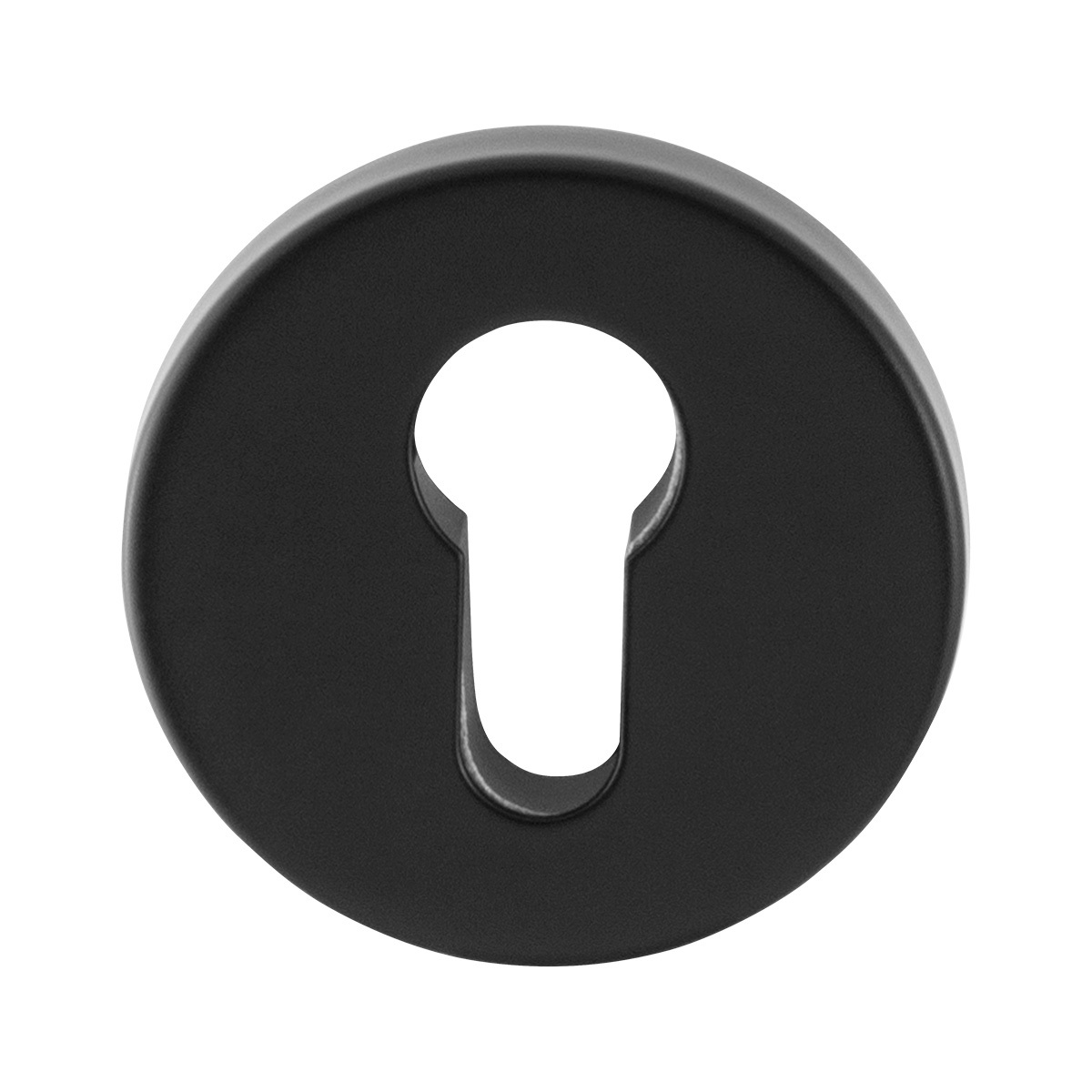 TH vh binnenrozet rond 54 mm Smeedijzer zwart SKG3