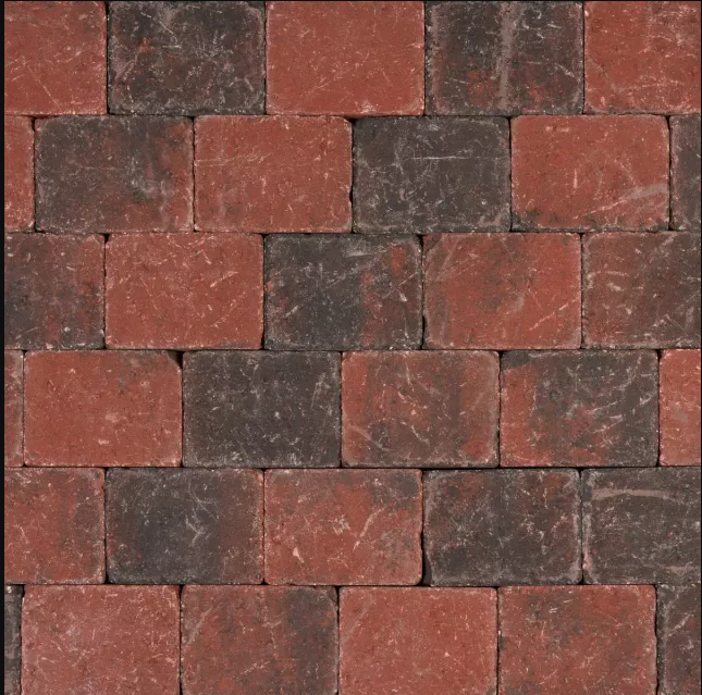 Tambour 15x20x6 cm rood/zwart