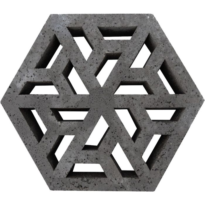 Schellevis Oudhollands Eco-Tegel 37,5x37,5x7 cm Antraciet
