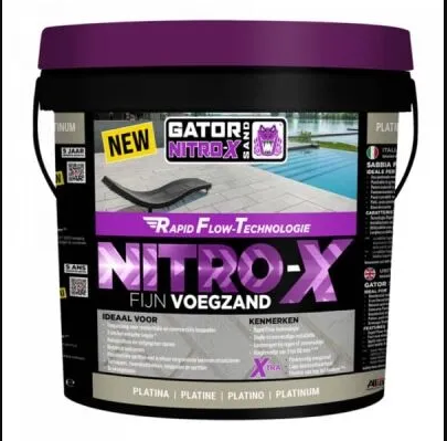 Gator Nitro X fijn Platina voegmortel 12,5 kg