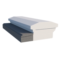 EPS vulelement 42x125 cm hoh=48 cm Type K Rc=4,0m2 K/W