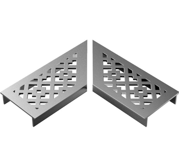 Ultra Drain Silverline Disegno Rooster L-hoek