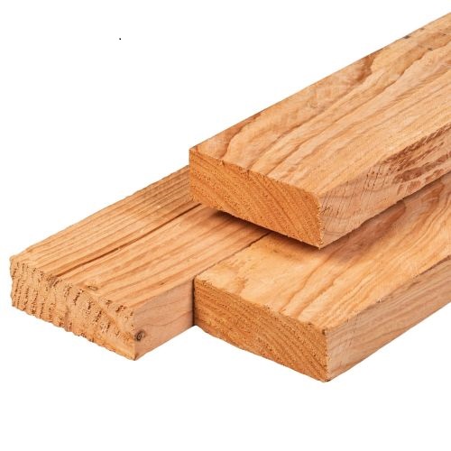 Douglas regel fijn bezaagd 50x150x6000 mm 70% PEFC gecertificeerd