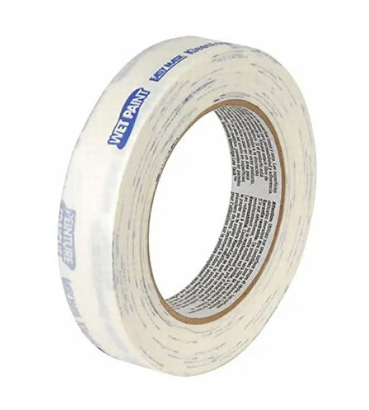 Afplakband wit silk 24 mm 150 mt