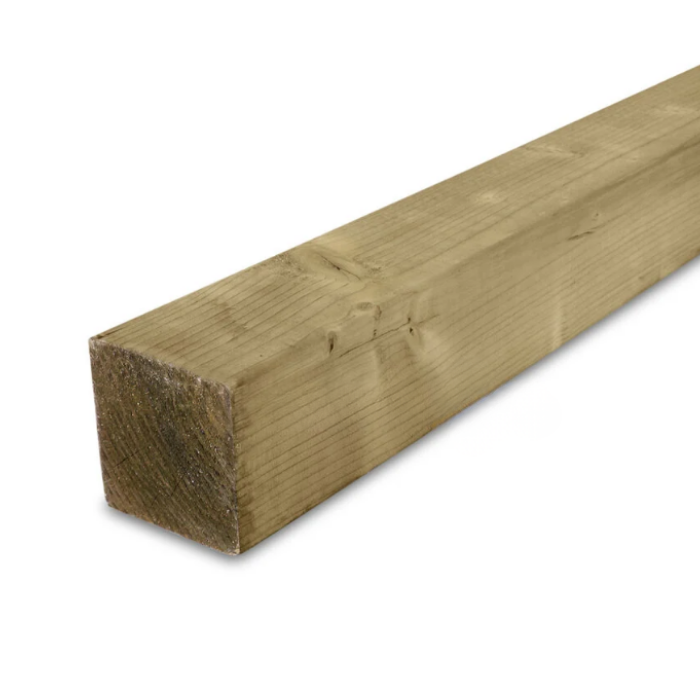 Tuinhout gewolmaniseerd 44x44x4200mm FSC (1)