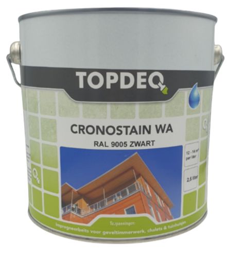 Cronostain zwart 2,5 lt