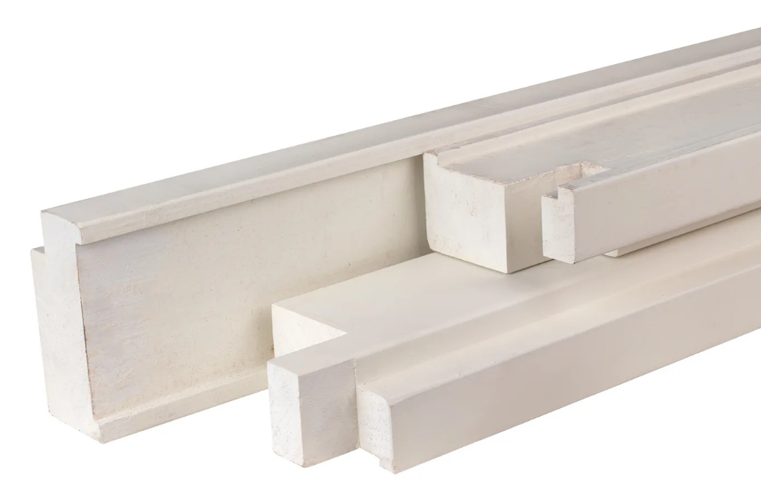 Meranti kozijn opdek 56x115 mm wit gegrond -231- FSC Mix 70% (CMS)