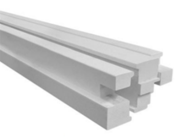 Meranti kozijn stomp 56x115 mm wit gegrond -231- FSC Mix 70% (CMS)