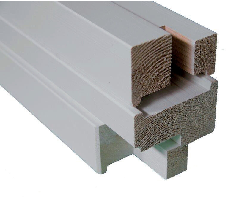 Grenen kozijn stomp 56x115 mm gegrond 231,5 cm FSC Mix 70% (CMS)
