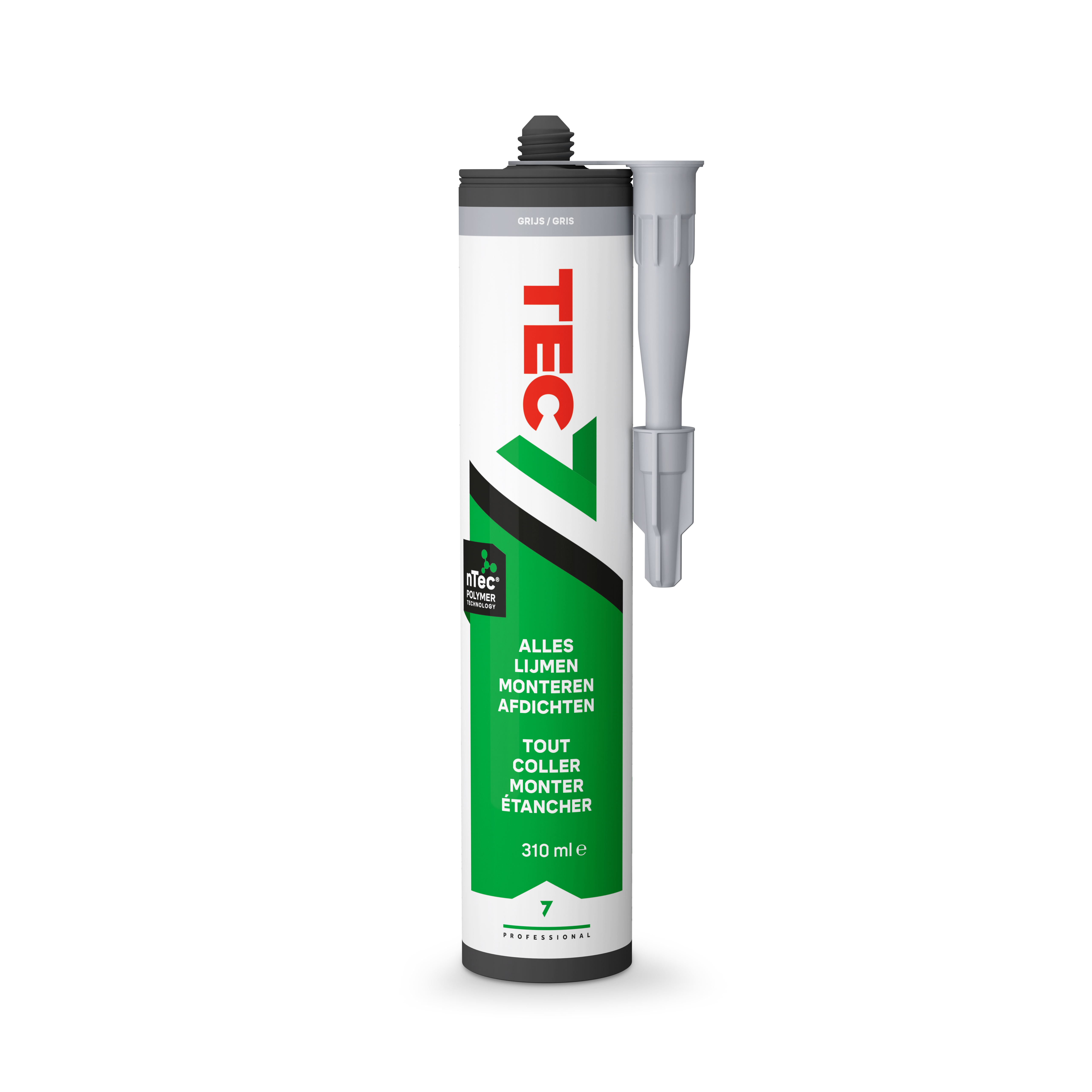 Tec 7 universele kit 310 ml grijs