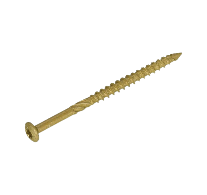Dynaplus Gevelschroef CK 4,0x60/30 mm AR-coating brons 200 st T15