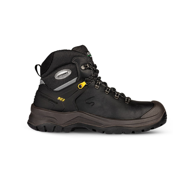 Grisport veiligheidsschoen S3 mt 43 903L zwart hoog kruipneus