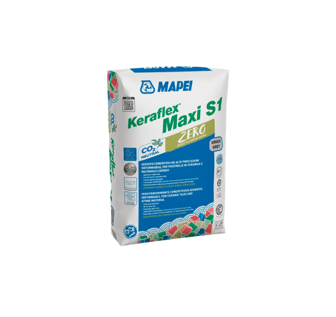 Mapei Keraflex Maxi S1 ZERO grijs glijvaste poedertegell 25 kg DU