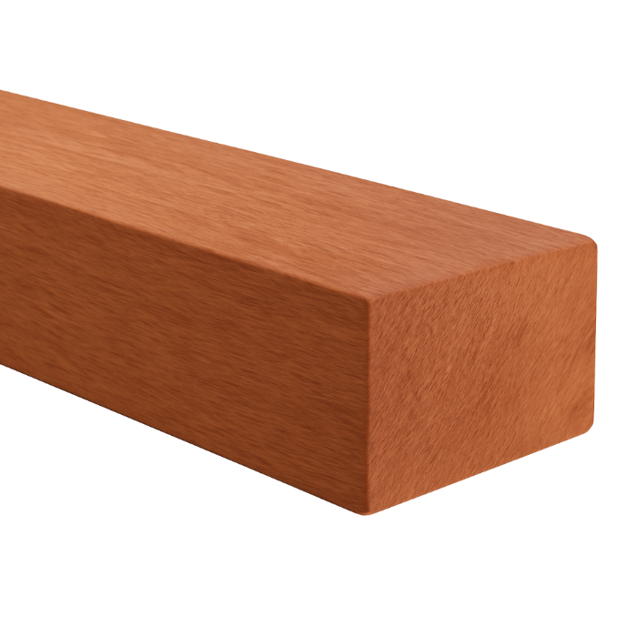 Meranti ruw 75x125x4900mm 70% PEFC gecertificeerd