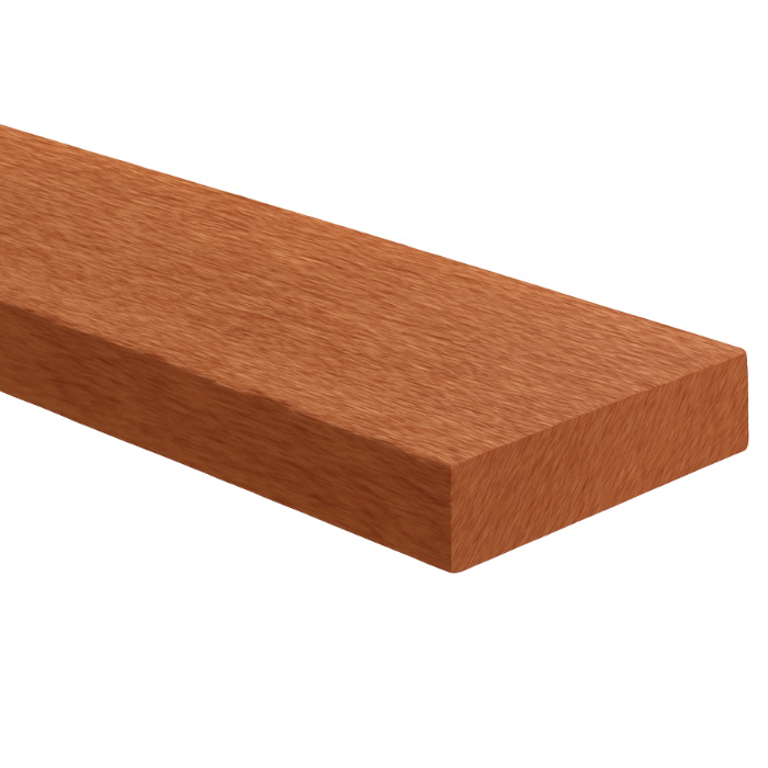 Meranti ruw 22x125x2750mm 70% PEFC gecertificeerd