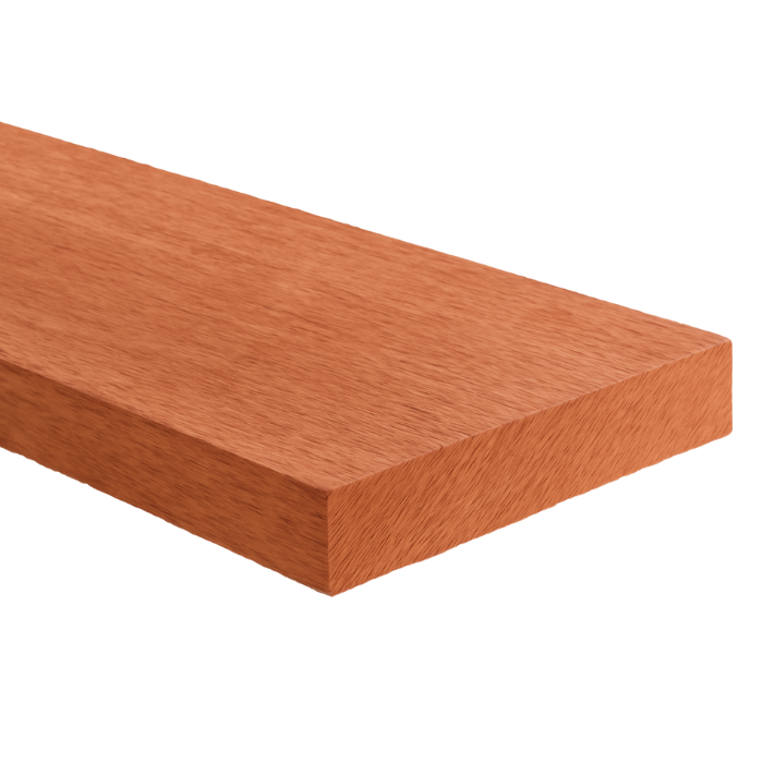 Meranti ruw 25x200x6700mm 70% PEFC gecertificeerd
