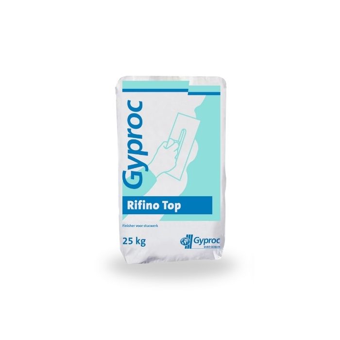Gyproc Rifino Top 25 kg finisher voor stucwerk