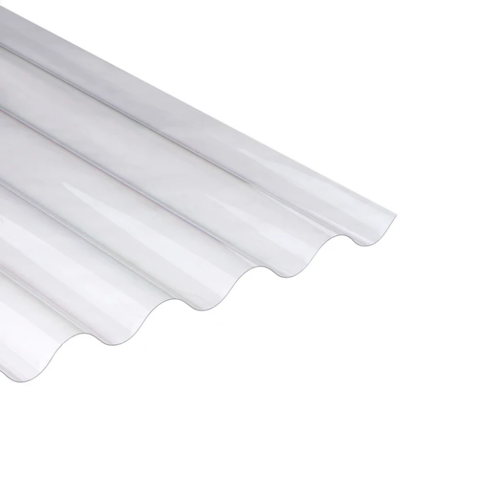 Golfplaat 7 enkelwandig 1220x1100mm 177/51 polycarbonaat glashelder