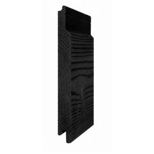 Renswood Channelsiding 18x141x3600 mm zwart geborsteld 70% PEFC gecert