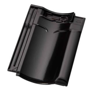 VHV Vario matzwart verglaasd dakpan