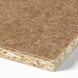 Spaanderplaat P5 11 mm 396x121,8 cm ongekleurd FSC Mix Credit (bruin)