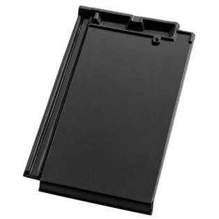 Domino dakpan Zwart verglaasd