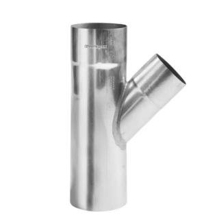 Rheinzink WB T stuk 80 mm 45 graden