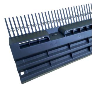 Kombi-dakvoetprofiel 2.0 65-160mm 100 cm zwart PP