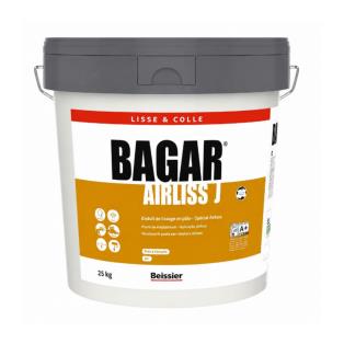 Bagar Airliss J plamuur voor het gladmaken van voegstrips airless 25kg